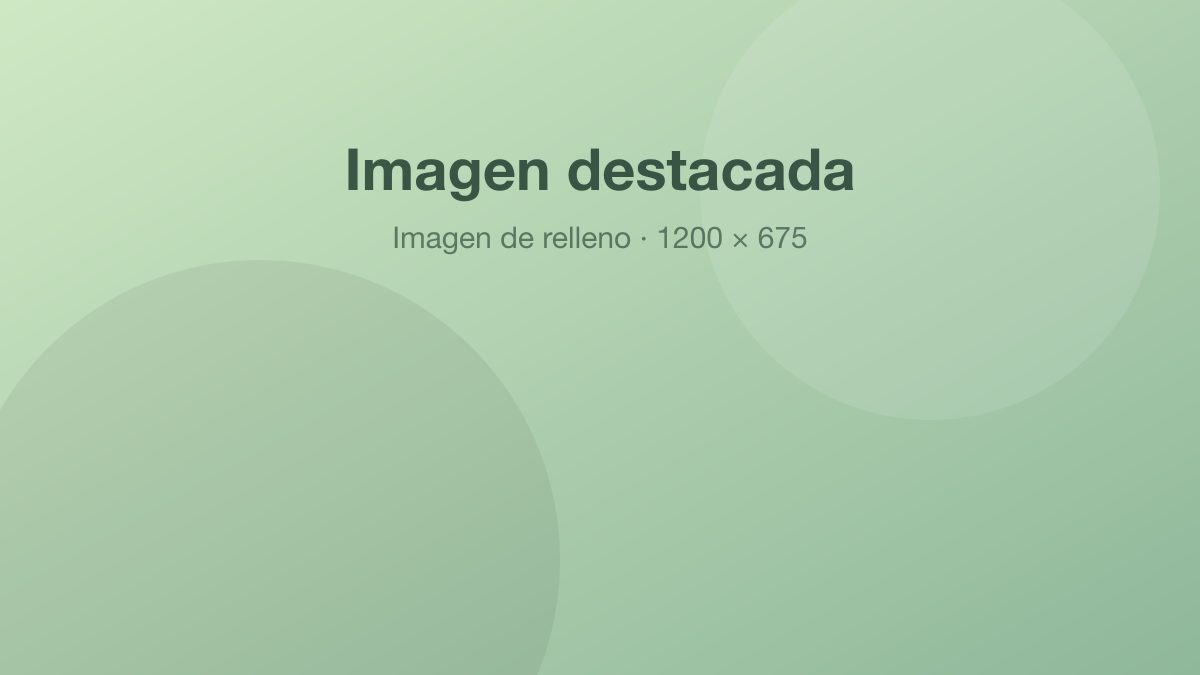Imagen de relleno de la primera noticia